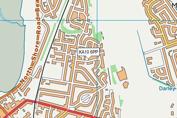 KA10 6PP map - OS VectorMap District (Ordnance Survey)