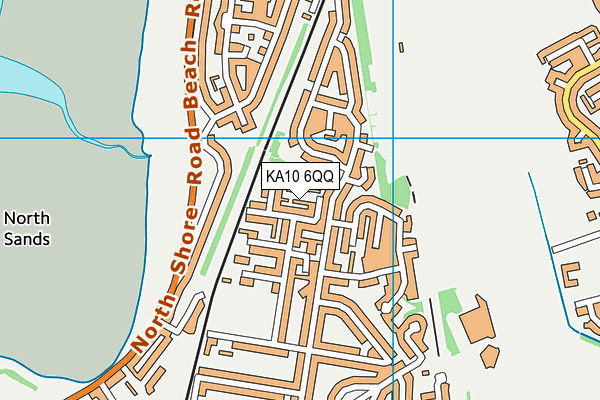 KA10 6QQ map - OS VectorMap District (Ordnance Survey)