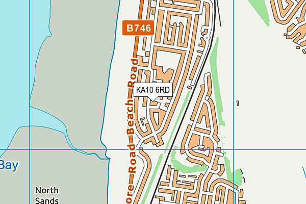 KA10 6RD map - OS VectorMap District (Ordnance Survey)