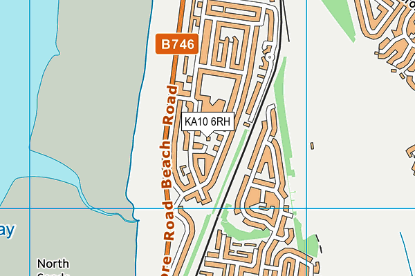 KA10 6RH map - OS VectorMap District (Ordnance Survey)