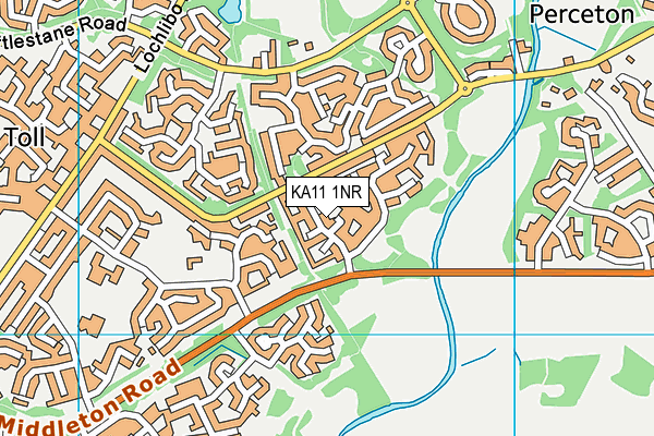 KA11 1NR map - OS VectorMap District (Ordnance Survey)
