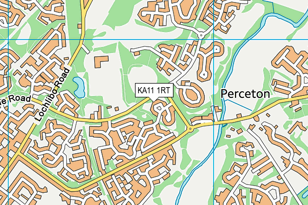 KA11 1RT map - OS VectorMap District (Ordnance Survey)