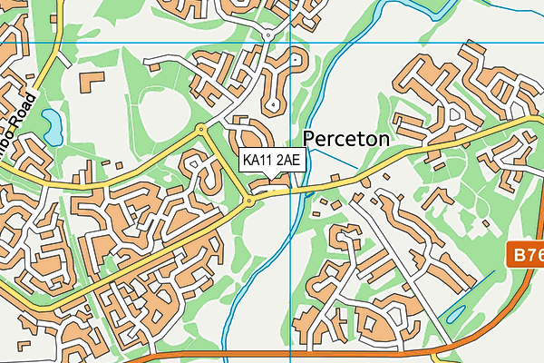 KA11 2AE map - OS VectorMap District (Ordnance Survey)