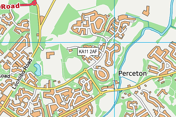KA11 2AF map - OS VectorMap District (Ordnance Survey)