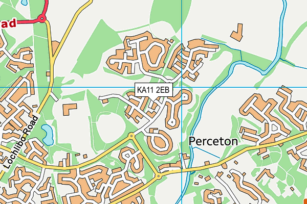 KA11 2EB map - OS VectorMap District (Ordnance Survey)