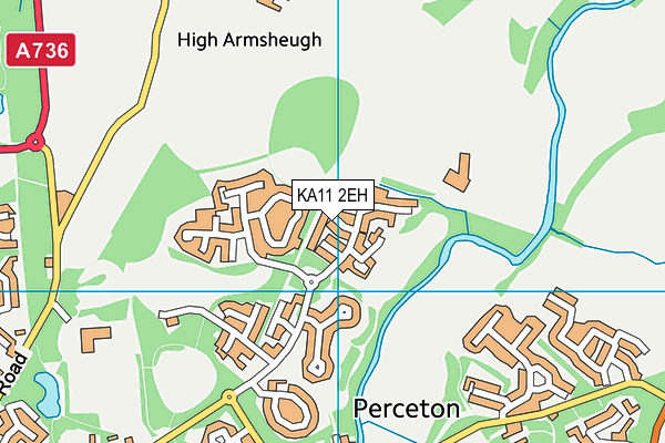 KA11 2EH map - OS VectorMap District (Ordnance Survey)