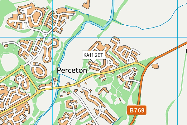 KA11 2ET map - OS VectorMap District (Ordnance Survey)
