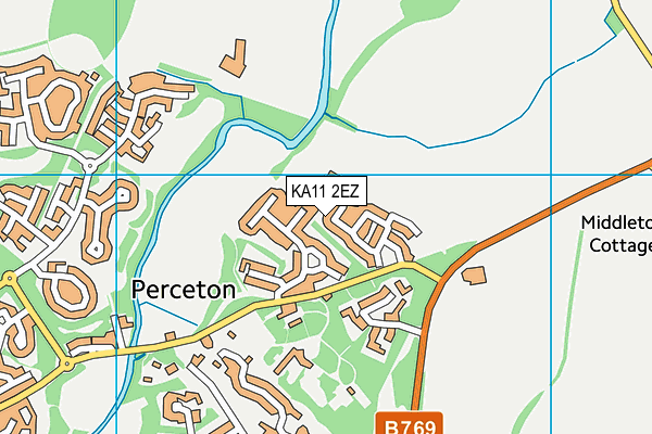 KA11 2EZ map - OS VectorMap District (Ordnance Survey)