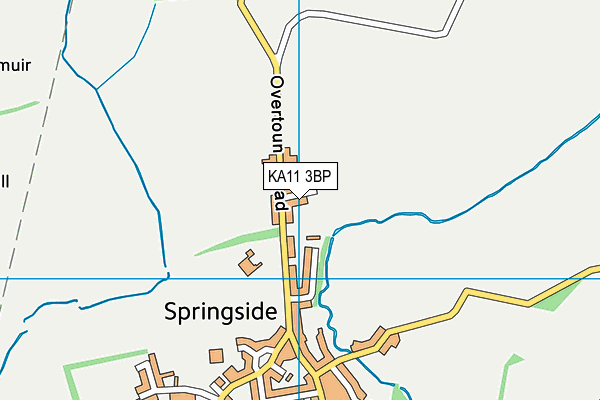 KA11 3BP map - OS VectorMap District (Ordnance Survey)