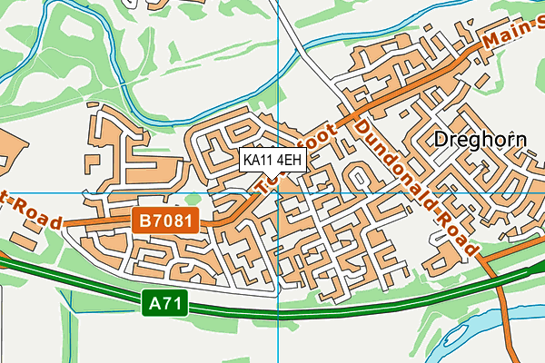 KA11 4EH map - OS VectorMap District (Ordnance Survey)