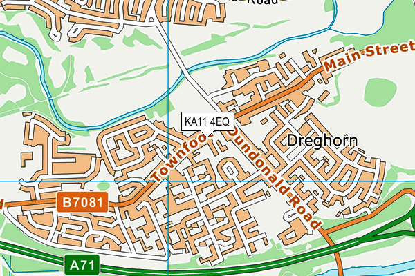 KA11 4EQ map - OS VectorMap District (Ordnance Survey)