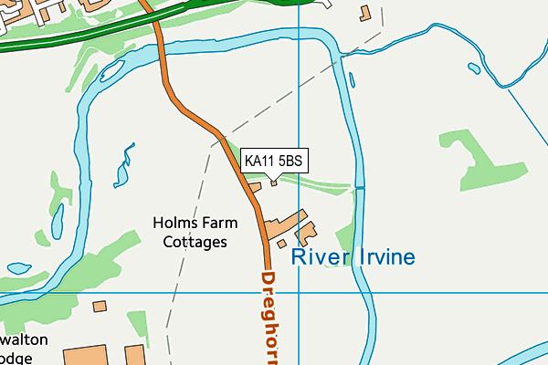 KA11 5BS map - OS VectorMap District (Ordnance Survey)