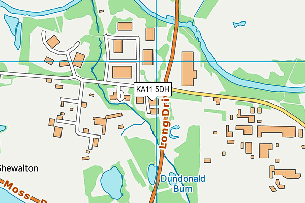 KA11 5DH map - OS VectorMap District (Ordnance Survey)