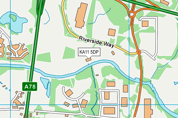 KA11 5DP map - OS VectorMap District (Ordnance Survey)