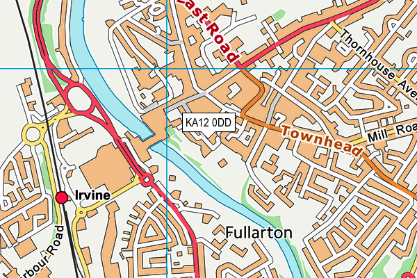 KA12 0DD map - OS VectorMap District (Ordnance Survey)