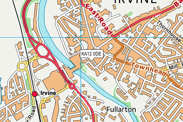 KA12 0DE map - OS VectorMap District (Ordnance Survey)