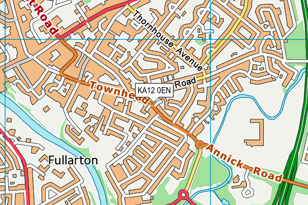 KA12 0EN map - OS VectorMap District (Ordnance Survey)