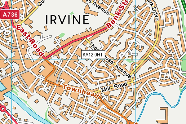 KA12 0HT map - OS VectorMap District (Ordnance Survey)