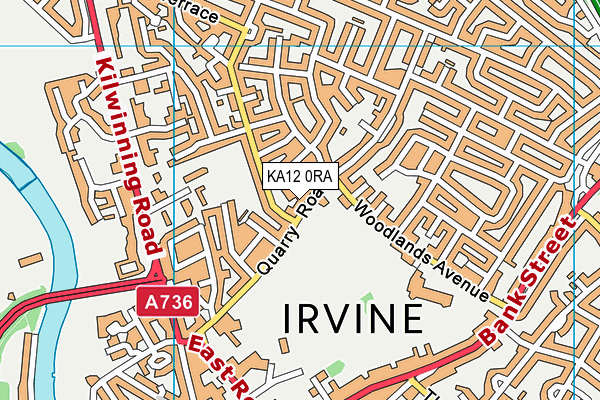 KA12 0RA map - OS VectorMap District (Ordnance Survey)