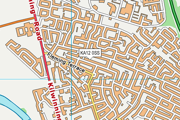 KA12 0SS map - OS VectorMap District (Ordnance Survey)