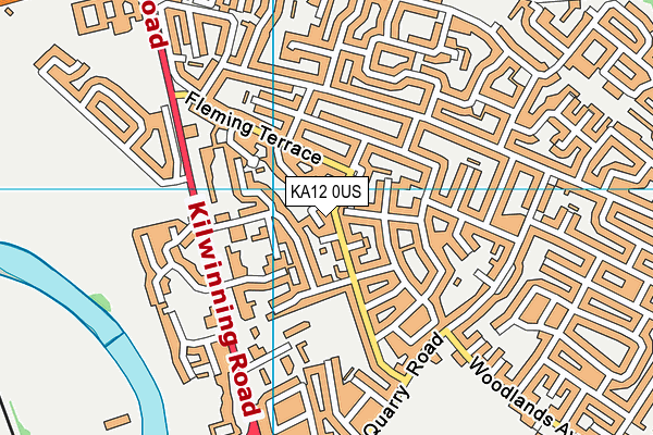 KA12 0US map - OS VectorMap District (Ordnance Survey)