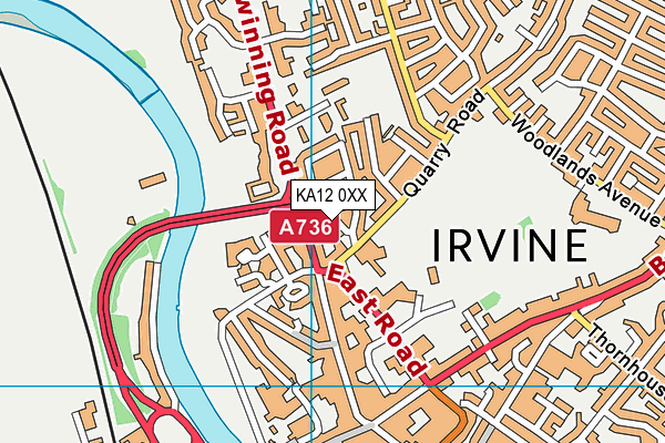 KA12 0XX map - OS VectorMap District (Ordnance Survey)