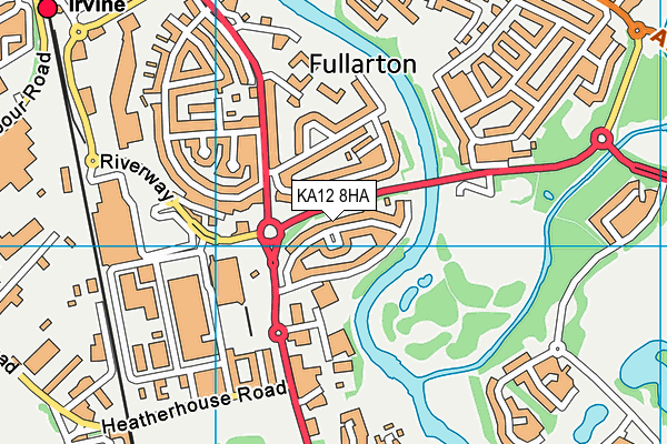 KA12 8HA map - OS VectorMap District (Ordnance Survey)