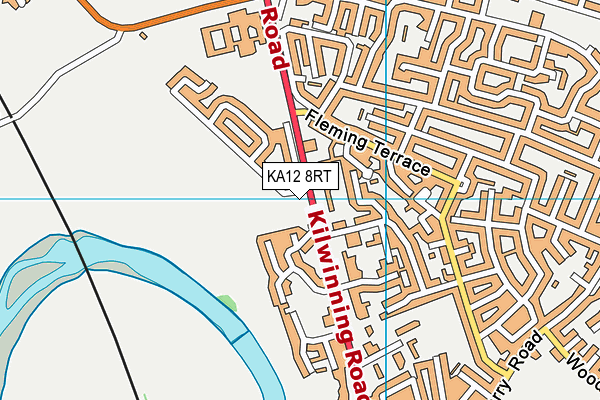 KA12 8RT map - OS VectorMap District (Ordnance Survey)