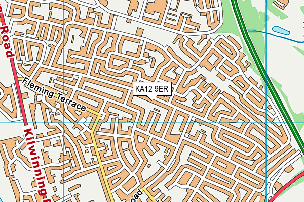 KA12 9ER map - OS VectorMap District (Ordnance Survey)