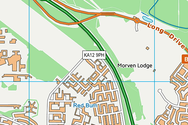 KA12 9PH map - OS VectorMap District (Ordnance Survey)