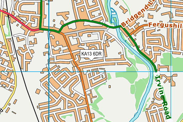 KA13 6DR map - OS VectorMap District (Ordnance Survey)