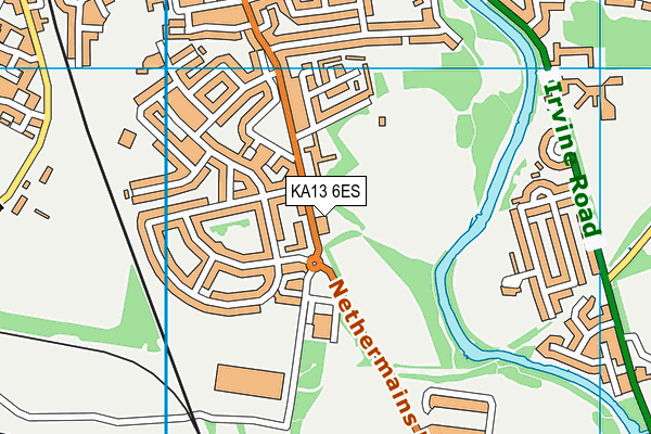 KA13 6ES map - OS VectorMap District (Ordnance Survey)