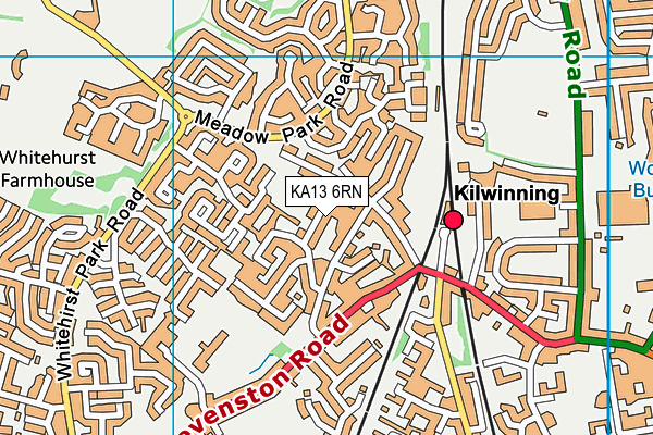 KA13 6RN map - OS VectorMap District (Ordnance Survey)
