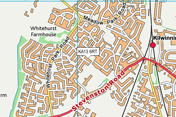 KA13 6RT map - OS VectorMap District (Ordnance Survey)