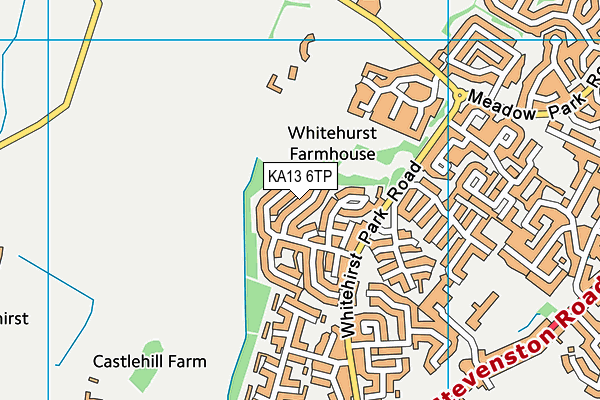 KA13 6TP map - OS VectorMap District (Ordnance Survey)