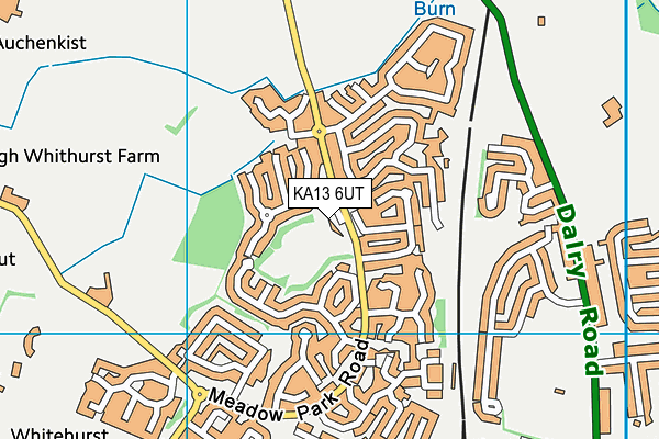 KA13 6UT map - OS VectorMap District (Ordnance Survey)