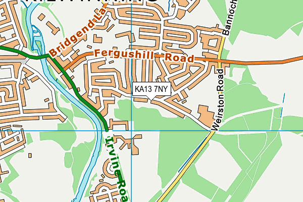 KA13 7NY map - OS VectorMap District (Ordnance Survey)