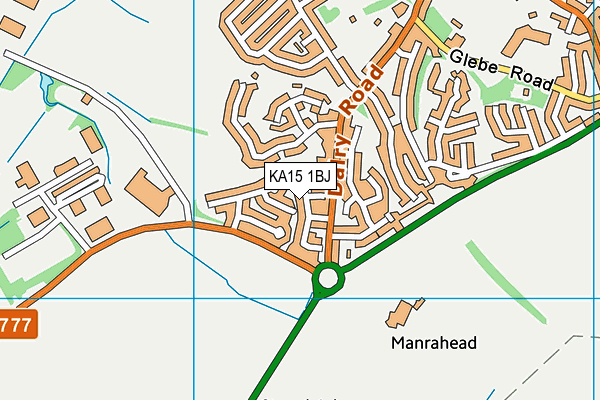 KA15 1BJ map - OS VectorMap District (Ordnance Survey)