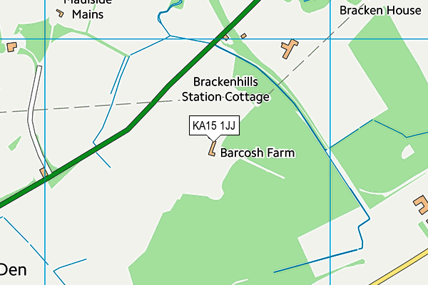 KA15 1JJ map - OS VectorMap District (Ordnance Survey)