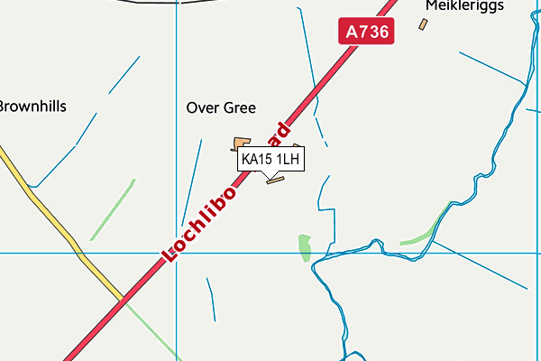 KA15 1LH map - OS VectorMap District (Ordnance Survey)