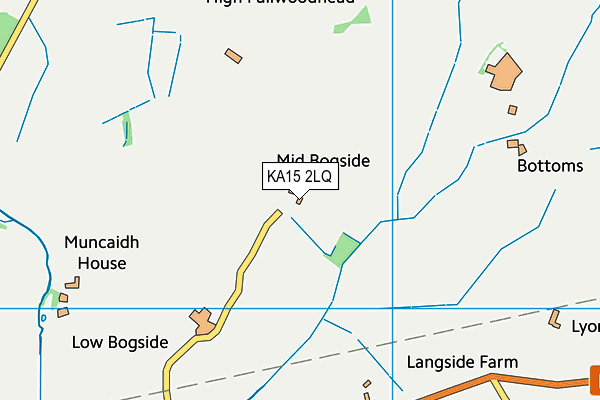 KA15 2LQ map - OS VectorMap District (Ordnance Survey)
