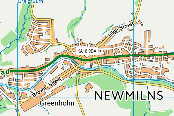 Map of NEWMILNS ENTERPRISE COMPANY LIMITED at district scale