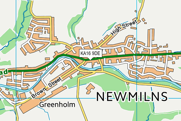 Map of GILLS NEWMILNS LTD at district scale