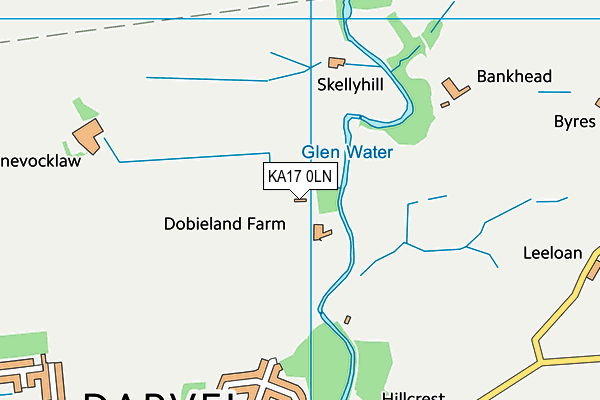 KA17 0LN map - OS VectorMap District (Ordnance Survey)