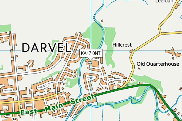 KA17 0NT map - OS VectorMap District (Ordnance Survey)