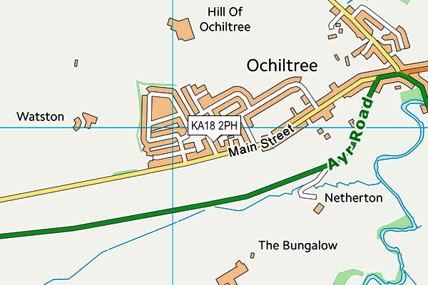 KA18 2PH map - OS VectorMap District (Ordnance Survey)