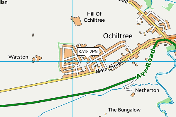 KA18 2PN map - OS VectorMap District (Ordnance Survey)