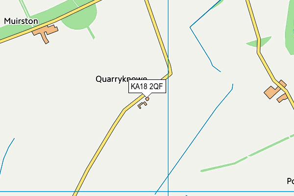 KA18 2QF map - OS VectorMap District (Ordnance Survey)