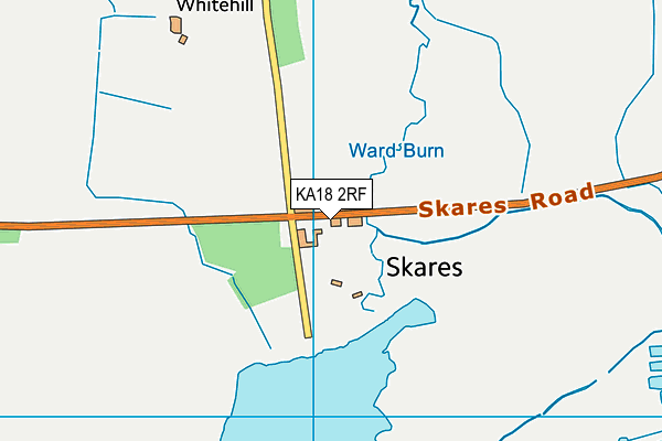 KA18 2RF map - OS VectorMap District (Ordnance Survey)