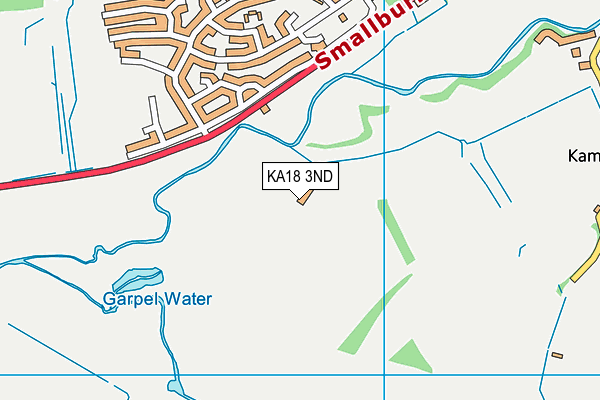 KA18 3ND map - OS VectorMap District (Ordnance Survey)